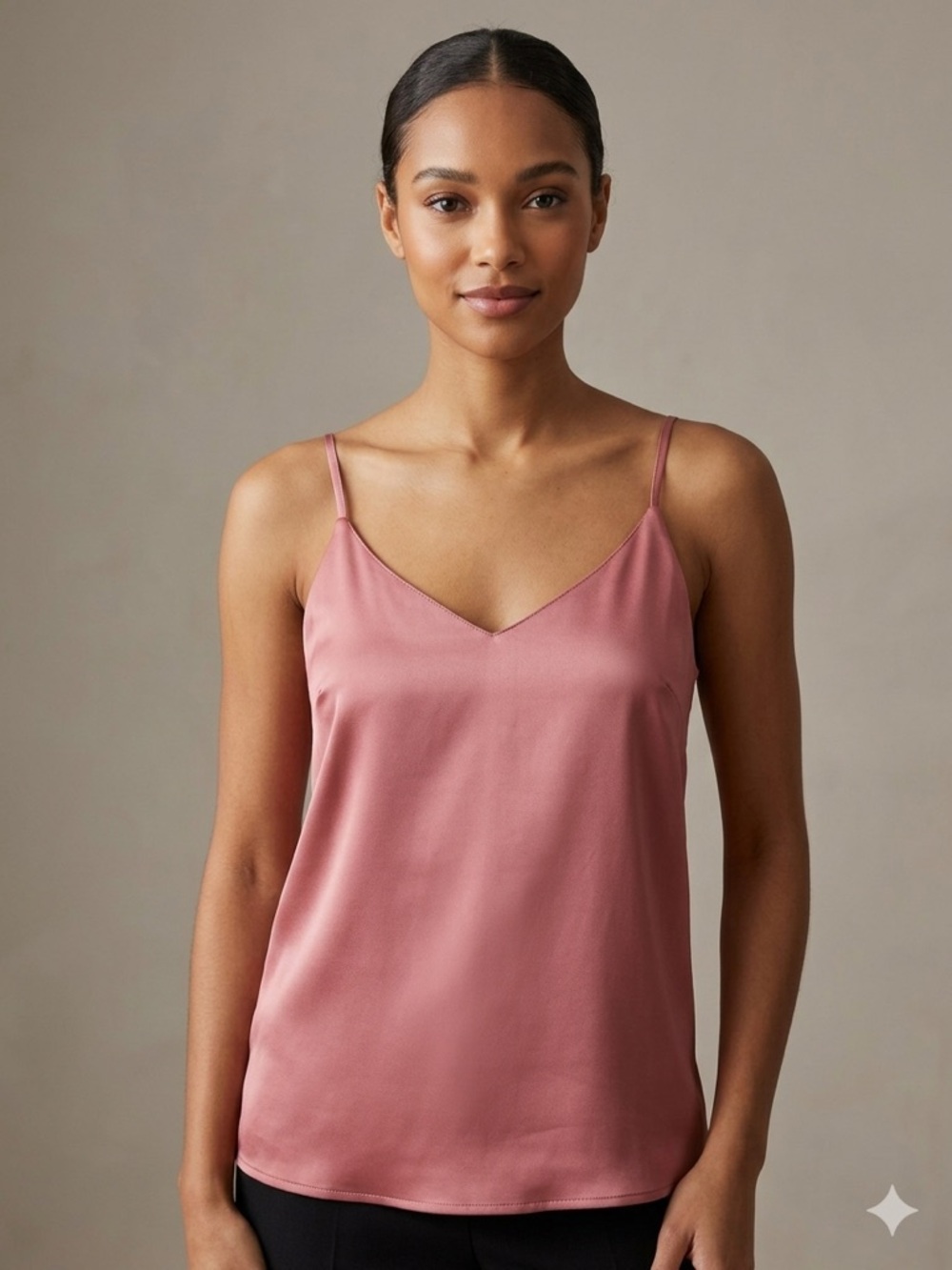 Classic Pink Spaghetti Strap Cami Tank Top